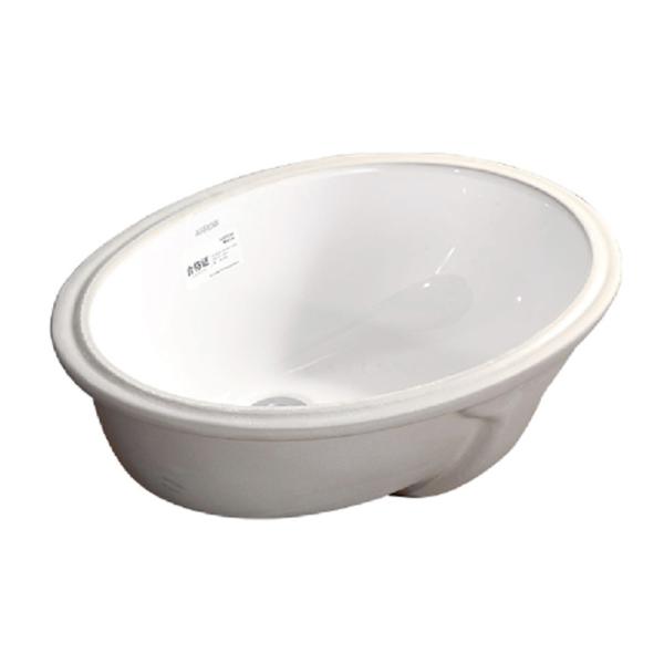 Ceram Glazed Under Counter Basin Oval Shape For Bathroom Toilet