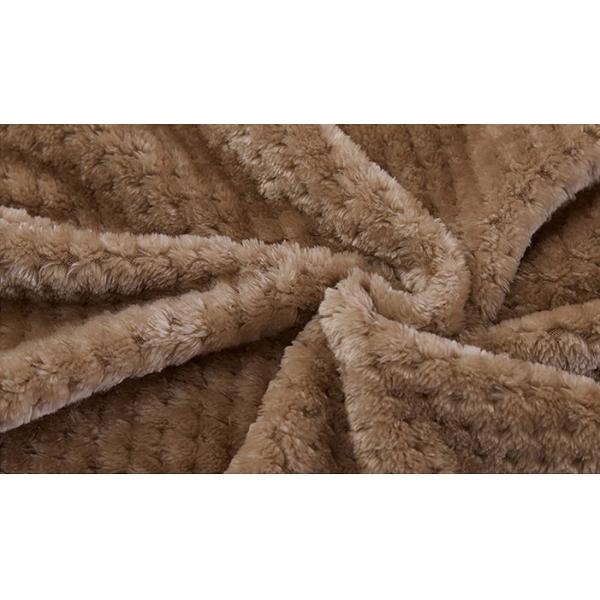 Eco Friendly Flannel Bed Blanket , Lightweight Flannel Sheet Blanket For Fall Winter