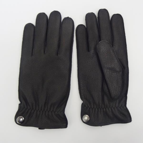 Elastic Mens Warm Dress Gloves , Men'S Deerskin Leather Gloves With Cuff