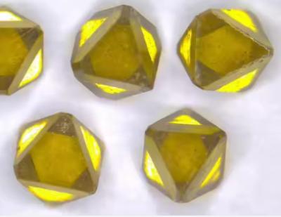 Octahedron Rough Diamonds Hpht Yellow Industrial MCD Diamond Sharp Point