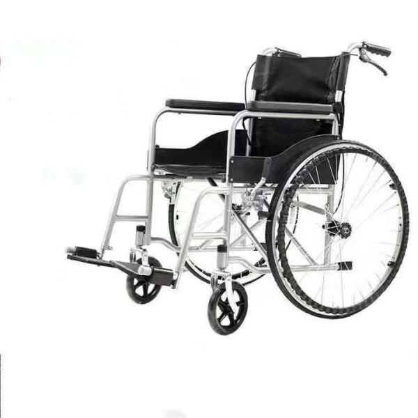 Folding Manual Wheelchair for Elderly and Disabled Tianjin Producer within Solid Tire