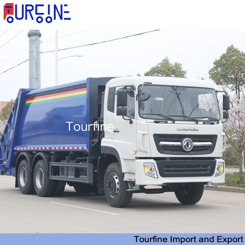 DONGFENG 9CBM Rear Loader Garbage Compactor Truck for Refuse Collection and Waste Compression