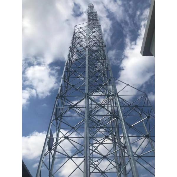 30m 3 башни решетки телекоммуникаций интернета WIFI ноги 5G ноги 4 поддерживать стальной само-
