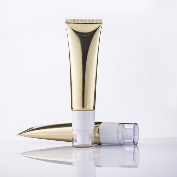 CE трубок 10ml-50ml MSDS выжимкы OEM золотой пластиковый косметический
