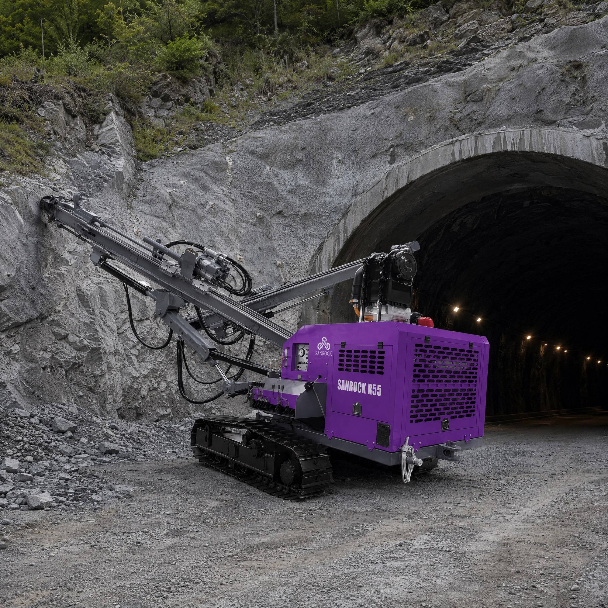 Split Type DTH Drilling Rig Mining Project 30m Depth Borehole Drilling Rig Crawler Drilling Machine for Sale