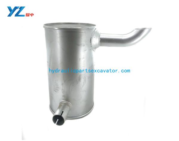Hyundai Excavator Exhaust Muffler For R60-7 Silver Colour