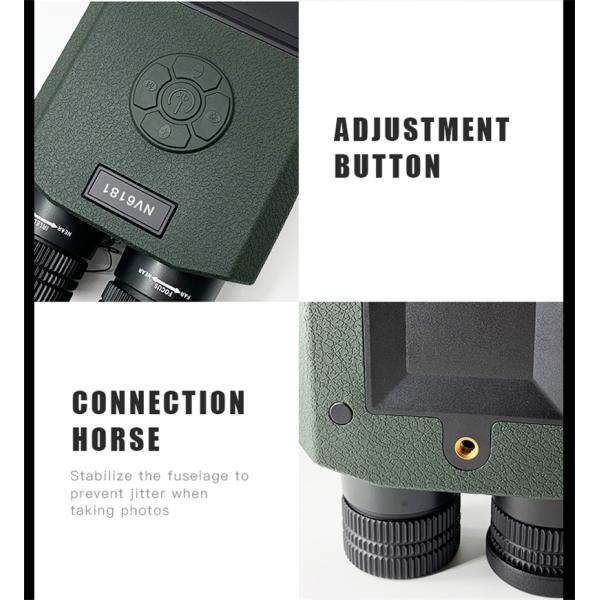 35mm 8X35 Night Vision Binoculars For Day And Night 200m Digital Recording