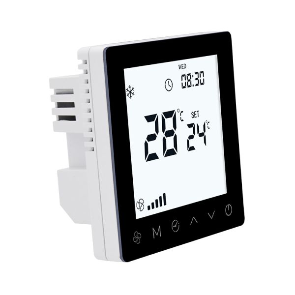 Indoor Smart Fan Coil Thermostat Temperature control With Weekly Timer LCD Display
