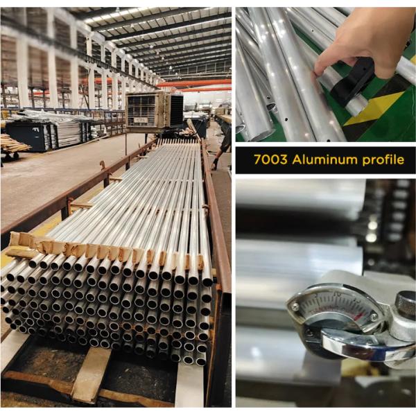Aluminum Profile Factory Custom High Hardness 2024 7003 7075 Aluminum Pipe Tube For Aviation