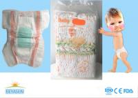 Couches-culottes jetables naturelles d'absorptivité de bébé de produits énormes de couche-culotte avec les bandes magiques, écologiques