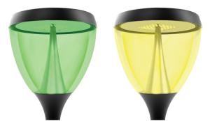 Bright 6500K Solar Powered LED Garden Lights Split Mode 12V 4M 2600LM