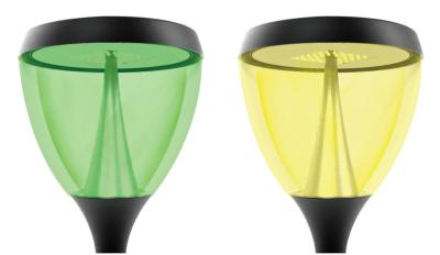 O jardim posto solar brilhante do diodo emissor de luz 6500K ilumina o modo rachado 12V 4M 2600LM