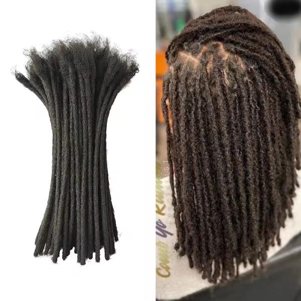 Human Hair Extention Dreadlocks Style with Curly Ends Black Hair Style Dreadlocks