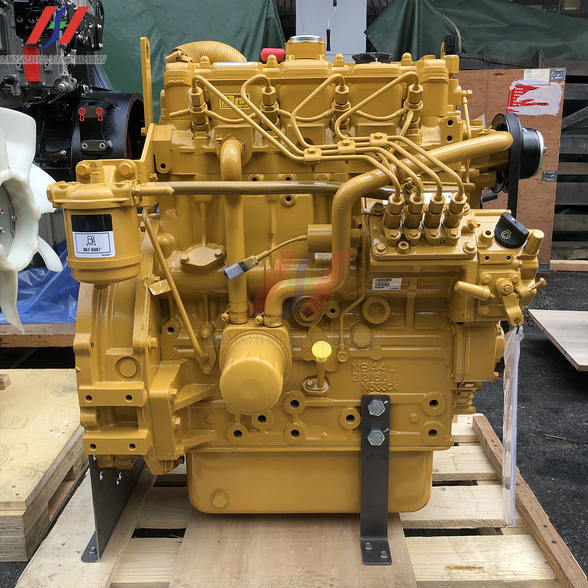 404D-22T 4-cylinder Turbo Diesel Engine 2800rpm 44.7kw Mini Excavators Spare Parts For Perkins