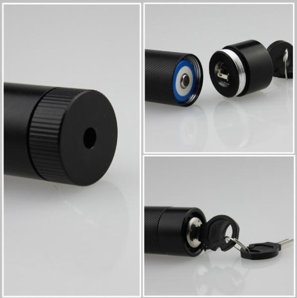 301 Beam Laser Pointer Pen Outdoor Flashlight With Safety Key Adjustable Focus