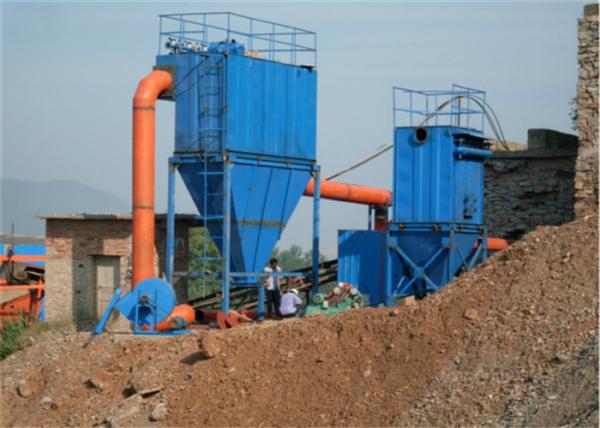 Industrial 1.95m/Min Baghouse Dust Collection System 29000m3/H For Mixing Station