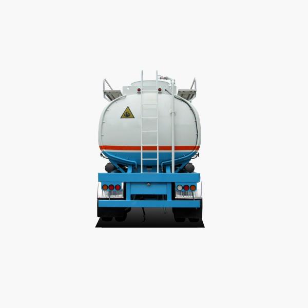                    42000L 4 Compartments Super Single Tire Fuel Tank Truck Semi Trailer with BPW Axle 12t and Air Bag Spring Suspension for Tanzania Road Limitation             