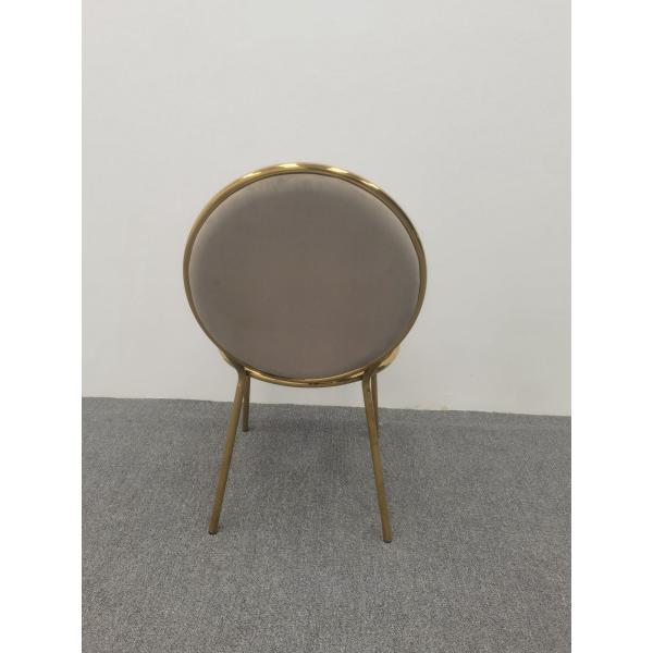 Brown velvet dining chair round Back Chair cheap round dining table and chairs