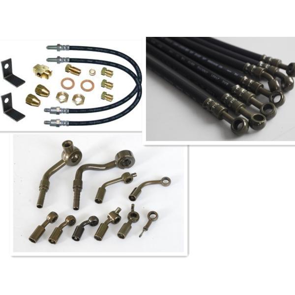 hot sale DOT SAE J1401 certificated hydraulic Rubber brake hose with two PVA reinforcement