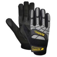 Luvas resistentes dos esportes do impacto de Gloves Anti do mecânico da proteção da junta de TPR