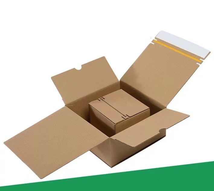 коробки Ecommerce коробки гофрированной бумаги 5x5x5 6x6x6 пересылая с прокладкой разрыва