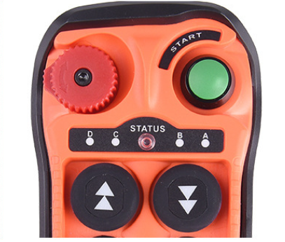 24V DC IP54 Waterproof Industrial Wireless Remote Control for Crane with 100 Meters Signal Distance