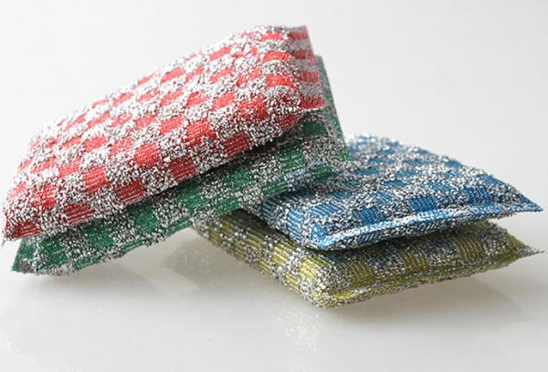 Wear Resistant Non Scratch Scouring Pad ISO9001 Removal Of Stubborn Stains