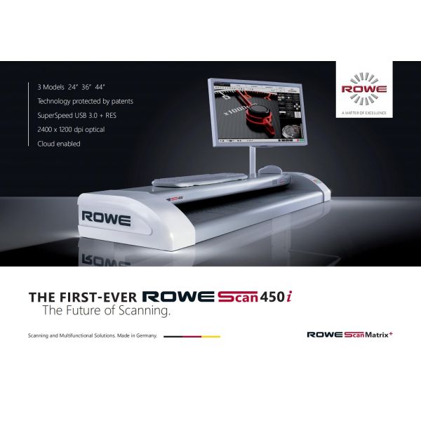 ROWE 450i Series 44 Inch Large Format Scanner Models 4044 & 6044