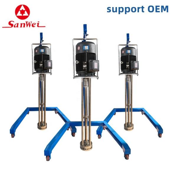 SUS316L High Shear Mixer for Construction Works Emulsions Homogenizer Lab Emulsifier