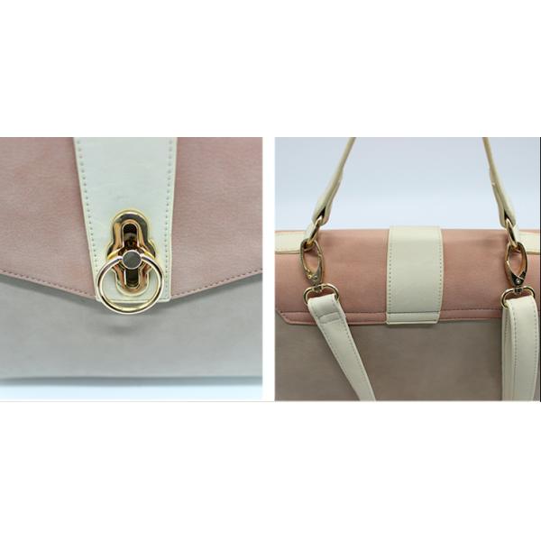 Moderate Hardness Personalized Tote Bags Pink Tote Handbags With Zipper