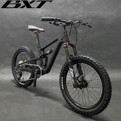 Full Suspension Carbon Mountain Bike 10 Speed Shimano Groupset For Kids
