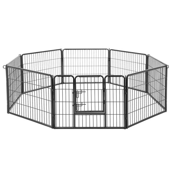 Box Shaped Heavy Duty Steel Dog Crate Powder Coated Durable Good Looking