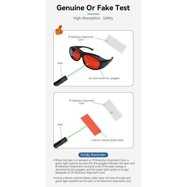 200nm-2000nm CO2 EN207 Fiber Cutting Laser Welding Goggles Ipl Hair Removal Radiation Laser Safety Glasses