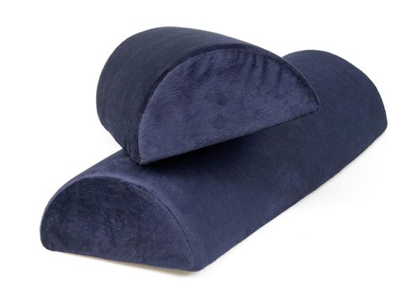 Non Pressure Therapeutic Travel Foot Rest Pads , Portable Half Cylinder Footrest Cushion