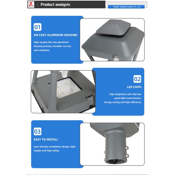 Алюминиевый наружный IP65 водонепроницаемый 40w 60w 80w 100w 120w светодиодный садовый светильник для освещения парка