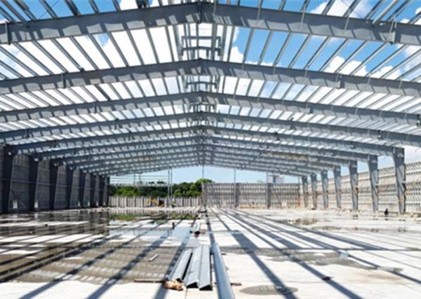 Prefabricated Metal Construction Steel Structure Frame Warehouse Garage Factory
