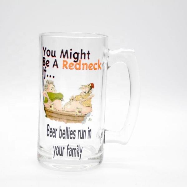 Color Print Decorated Mug Craft Beer Glasses