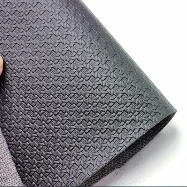 Woven PVC Synthetic Leather Fabric with 0.9mm Thickness and 140cm Width for Handbags and Furniture