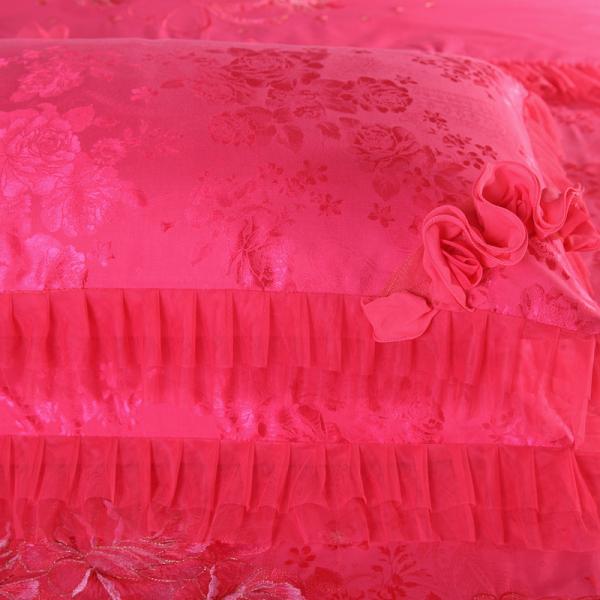 Set de ropa de cama de lujo de boda 100% algodón 200TC Sillón de cama Sillón de cama anti tirón