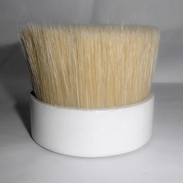 Boiled pig bristles mixed PET filaments