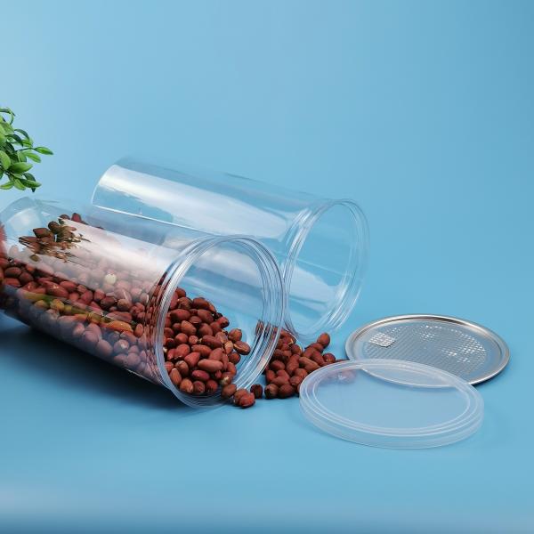 PET Full Clear Cereals Ginseng 950ml Plastic Food Jars