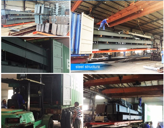 O armazém de aço da grande casa pré-fabricada do projeto para Filipinas, projetou pre projeto das construções do metal o grande