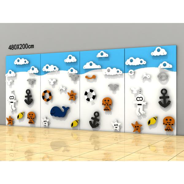 Детская скалолазание Стенка для помещений спортивного зала