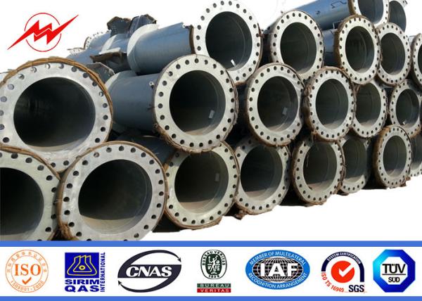 Linha poder polo de aço galvanizado octogonal de Transimission 70FT 94FT 120FT