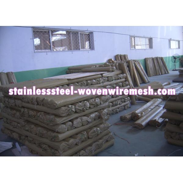 250 - 635 Mesh Stainless Steel Wire Cloth , Woven Metal Mesh Anti - Corrosion