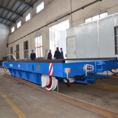 Cable Drum Track Transfer Trolley Industrial 50T Die Transfer Cart