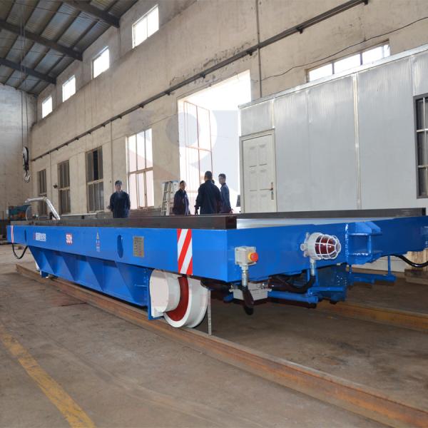 Cable Drum Track Transfer Trolley Industrial 50T Die Transfer Cart