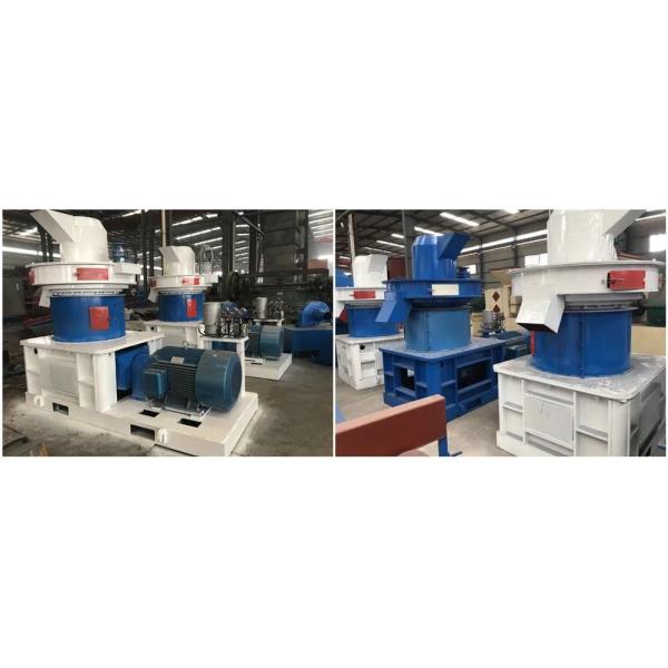 Stainless Steel Alfalfa Pellet Making Machine 55KW Ring Die Vertical Feeding