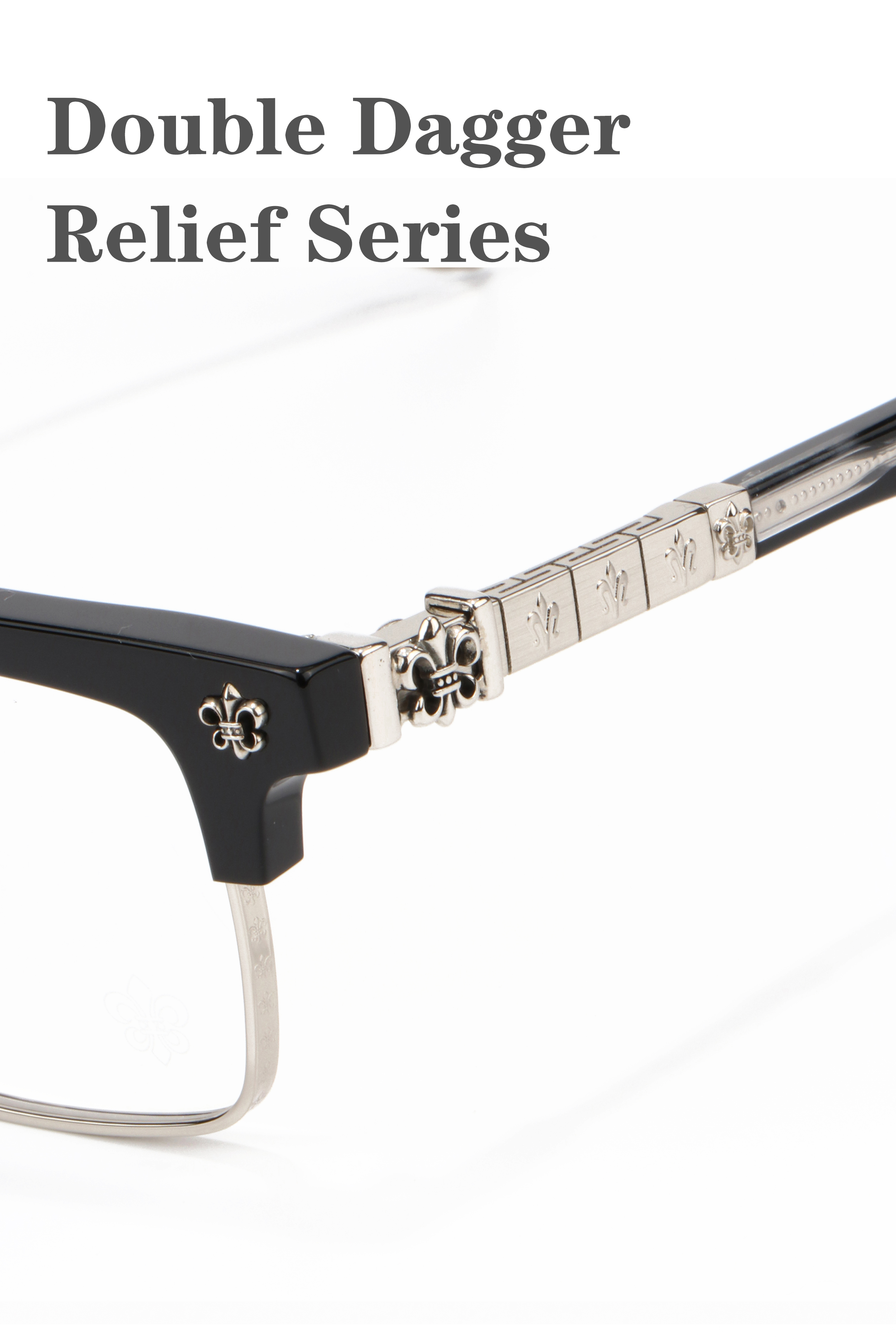 Retro Versatile Half Frame Anti Blue Light Black Silver Optical Prescription Presbyopia Multi Focus Luxury Brand Light Glasses