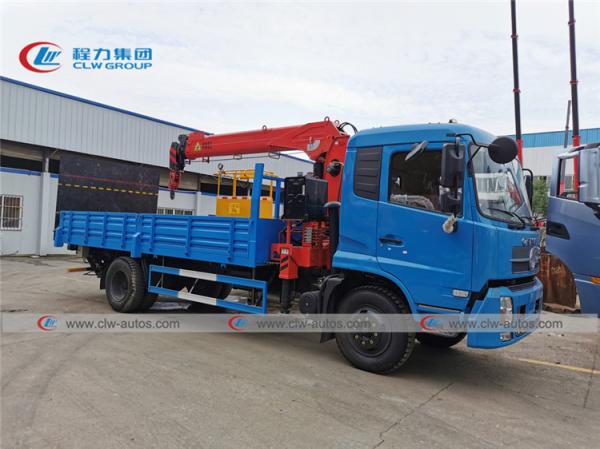 Crescimento Crane Truck With de 6MT Dongfeng 1 Ton Hydraulic Platform